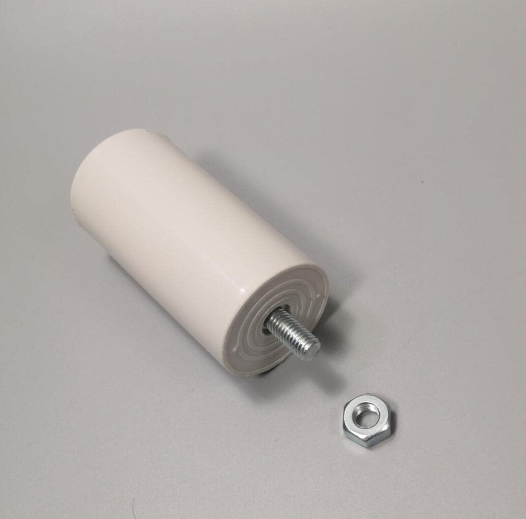 Motor Run Capacitor 250VAC CBB60 60uF 60MFD 250V AC 60 uF MFD White 43x84mm 40/70/21 W/Fixing Stud UL Cap