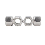 1/2-13 Lock Nut, 20Pcs 304 Stainless Steel Nylock Insert Locking Nuts