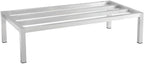 Commercial NSF Aluminum Dunnage Rack - 2,500 lb. Weight Capacity - 48"x20"x12" (28W-138)