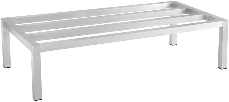 Commercial NSF Aluminum Dunnage Rack - 2,500 lb. Weight Capacity - 48"x20"x12" (28W-138)