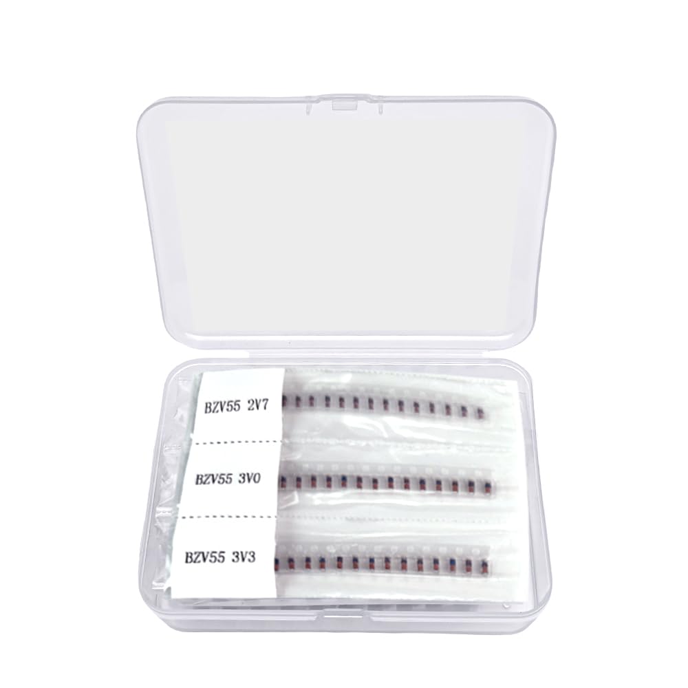 SMD 0.5W Zener Diodes LL-34 BZV55 2V7 to 27V ZMM Kits 26Values