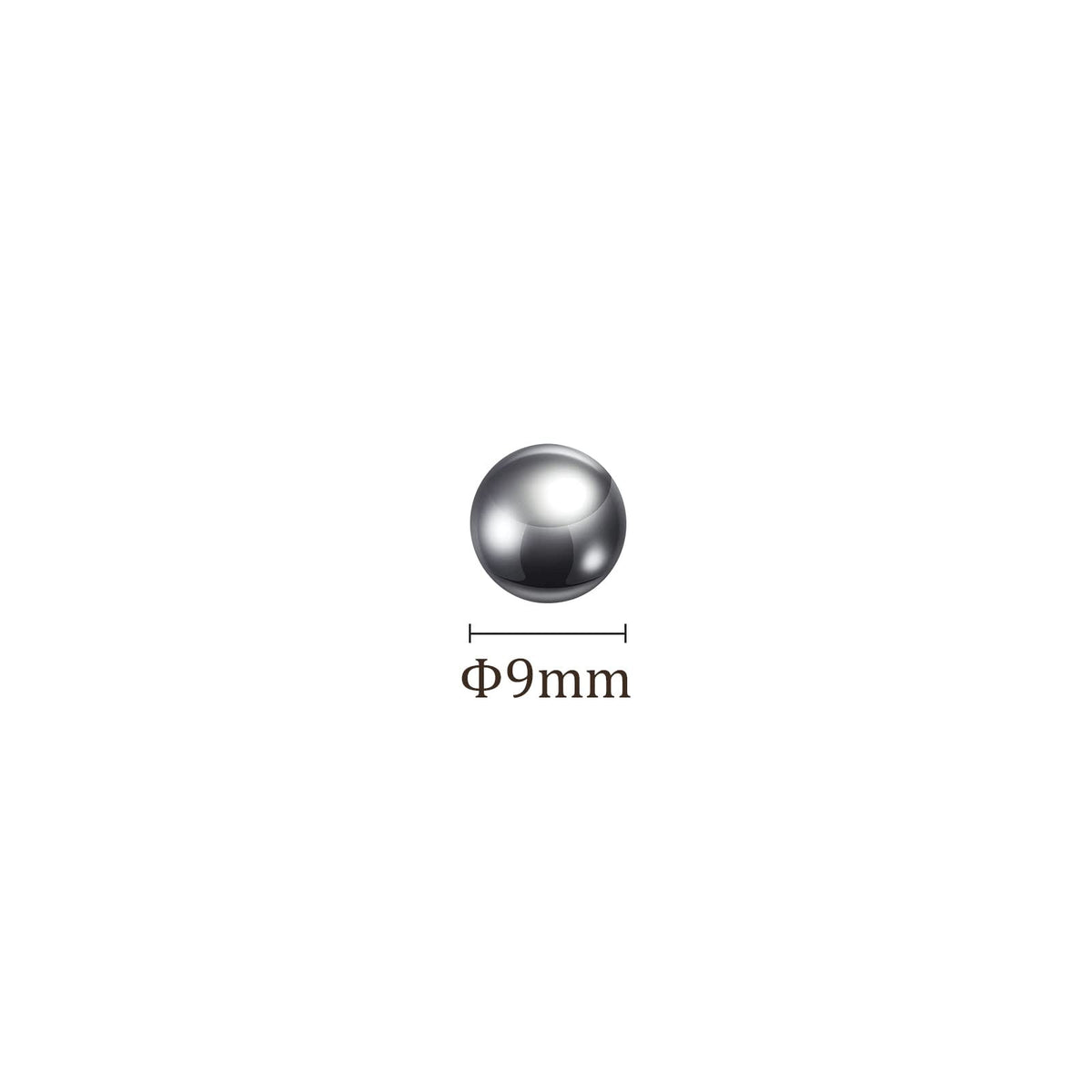 Kozelo 50pcs Precision Balls - [9mm] 304 Stainless Steel for Bearings Use, Solid