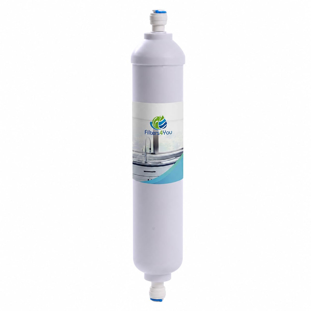 CFS 10 in Inline Carbon RO Post Filter 1/4 in Quick Connect T33 FT15 ICF-10