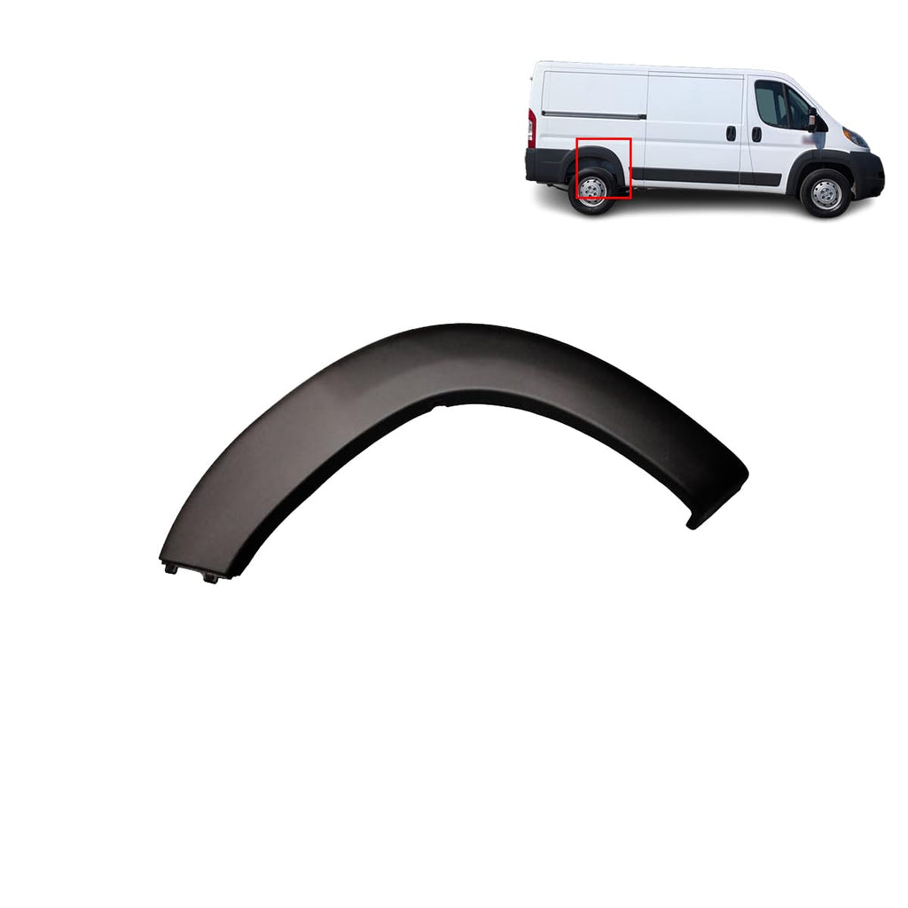 For 2014-2018 RAM Promaster Rear Molding Wheel Trim Fender Flare (Right Side)
