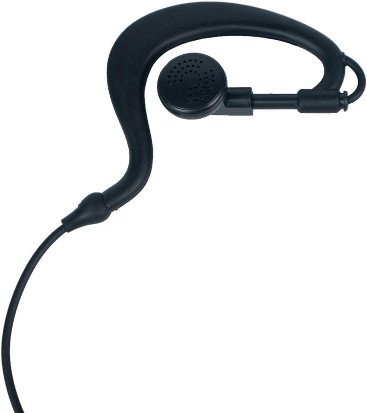 G-Shape Earpiece PTT Mic Compatible with XPR7550e APX6000 | Surveillance Headset, Covert, Comfort, Hands-Free