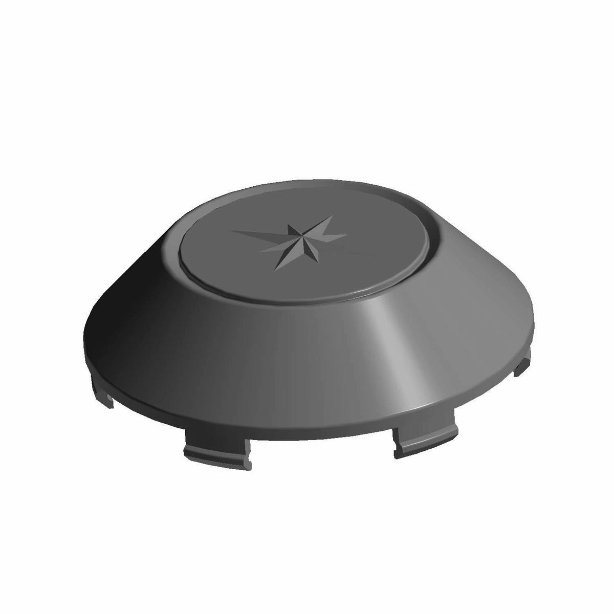 Flush Rim Center Cap, for RZR Models, Genuine OEM - 1523153-655