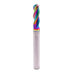 1/4" 3 Flute 37° Helix Solid Carbide Ball Nose End Mill, DLC Coated