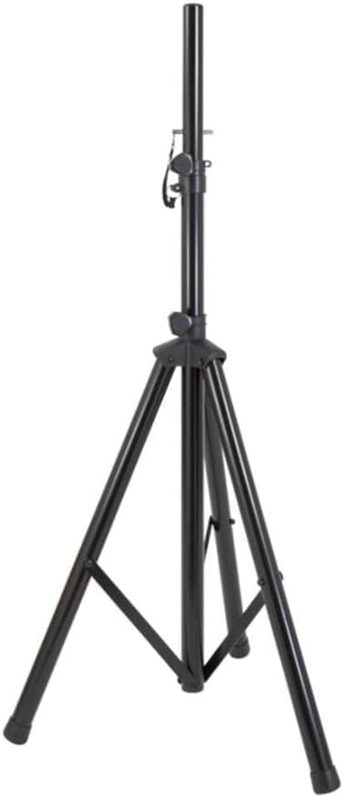 Sound DJ Speaker Stands, Set of 2, Steel Tripod, 200 lb (ST-Pack) | Fold-out telescoping tripods, adjustable up to 80