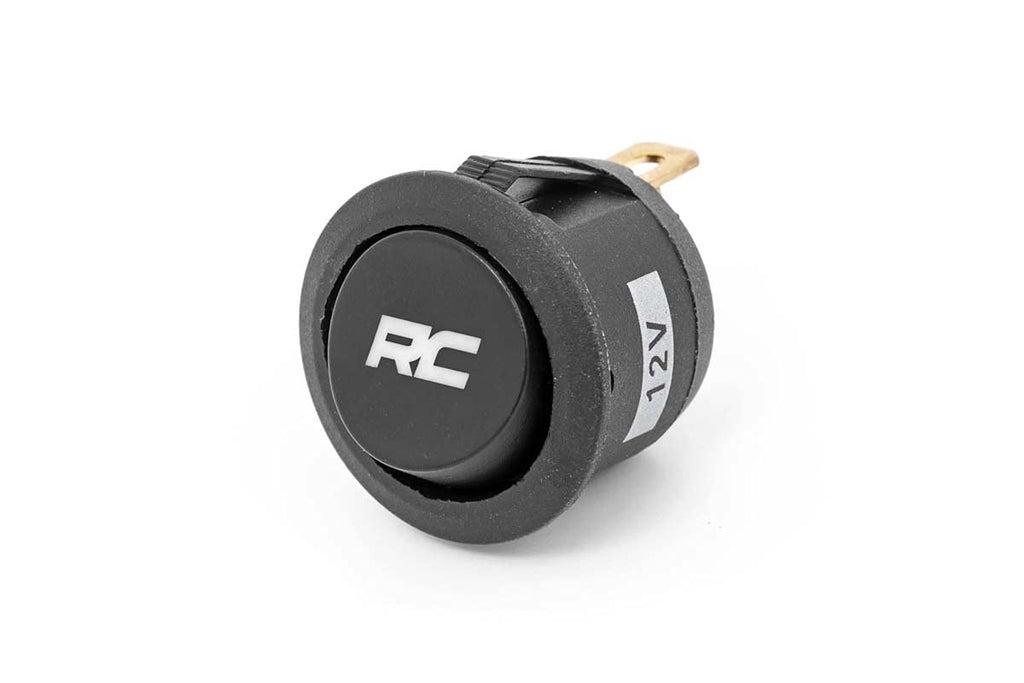 Rough Country Round Backlit Rocker Switch | Blue Back Light - 709RRC