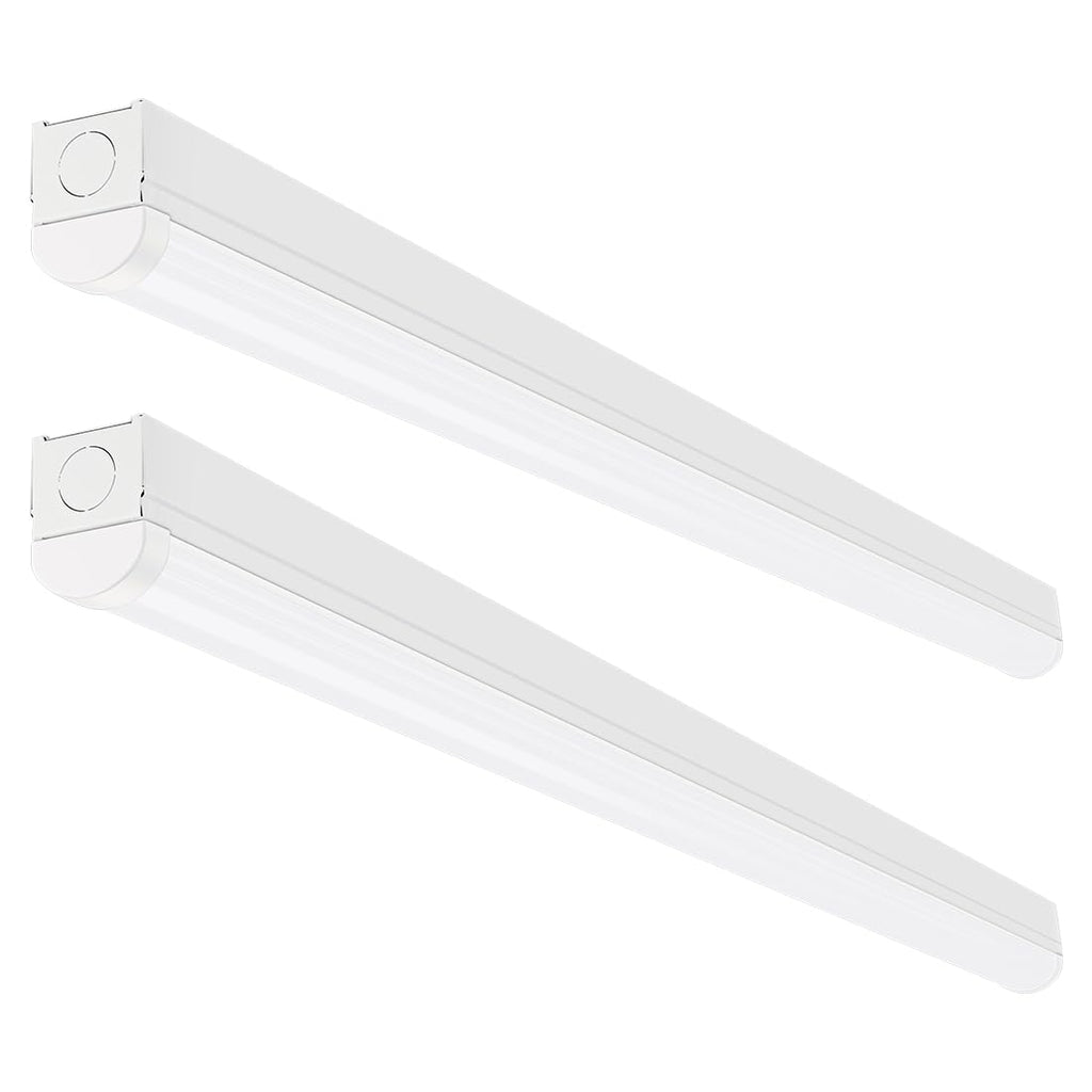 40W 3CCT LED Linear Strip Light 4FT, 2 Pack