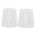 Silicone Toaster Lid Set White Cover for Sandwich Machines