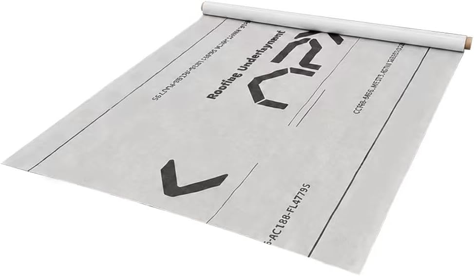 Roof Underlayment Roll Synthetic, Roofing Paper, 48in x 250ft.