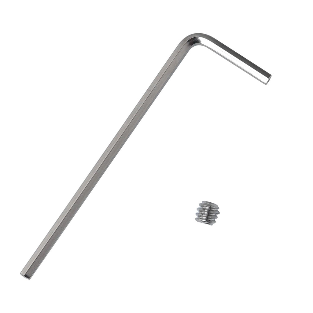 25PCS 10-24 x 3/16'' Stainless Steel Cup Point Hex Socket Set Screws with Hex Wrench