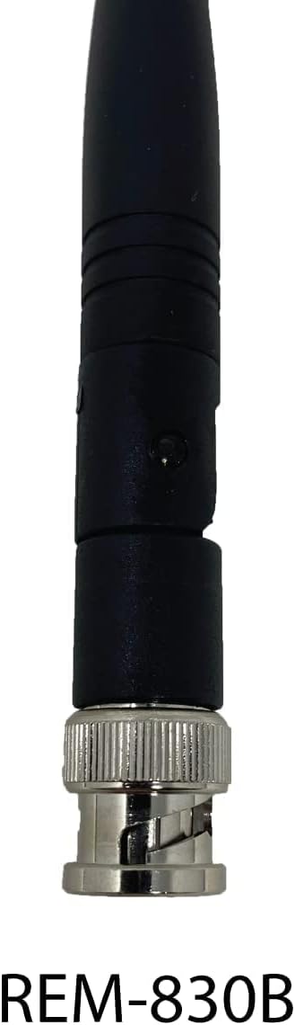 Antenna for Police Scanner Radios | 830B Remtronix | BNC End Type | 700~900 MHz UHF Band | 8" Flex-Angle Rubber Ducky