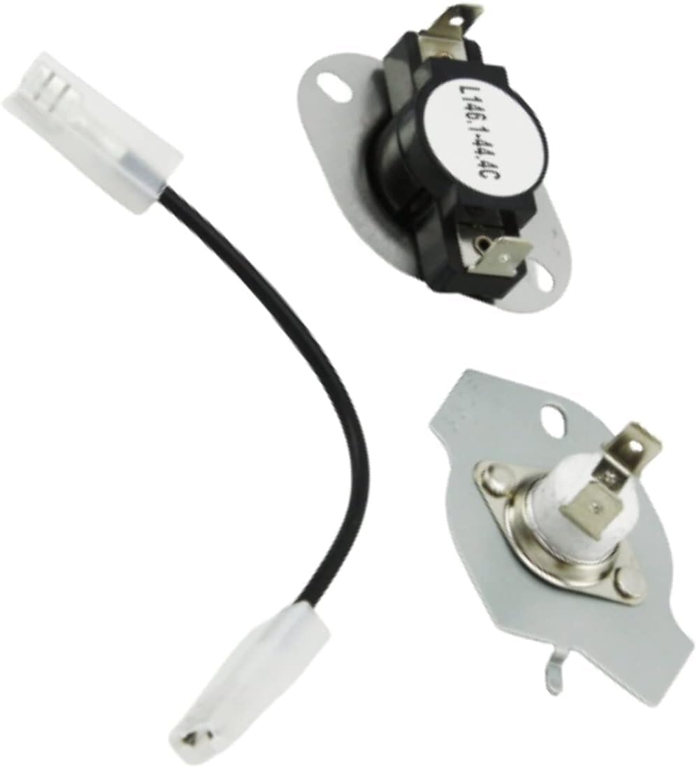 Replacement Part for Dryer Thermostat Kit Compatible for Model MGDC300BW0 1-PACK Universal Appliance Replacement Part Versatile Repair Durable Working