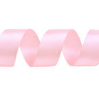 Light Pink Double Faced Satin Ribbon, 1 Inch Continuous 50 Yards