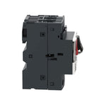Schneider Electric GP2E10 Easy TeSys 3 Phase Manual Thermal Magnetic Motor Starter, 3 Pole, Screw Clamp Terminals, Push Button, 4-6.3 Amps