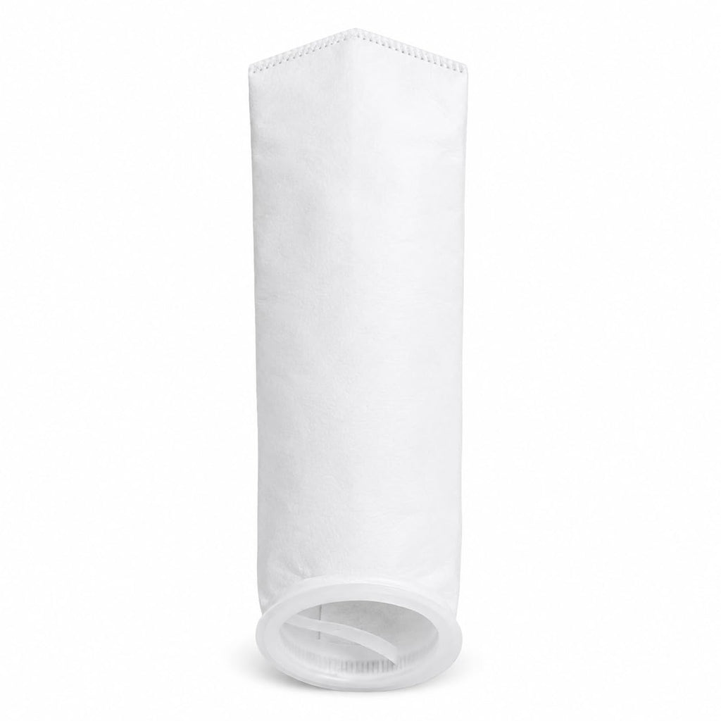 CARGEN 5 Micron Filter Bag Polypropylene 4.5" x 20" with Plastic Ring