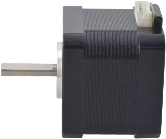 STEPPERONLINE Nema 17 Stepper Motor Bipolar 1.5A 42Ncm 42x42x38mm 1.8deg 4 Wires with 1m Cable and Connector (5 Pack)