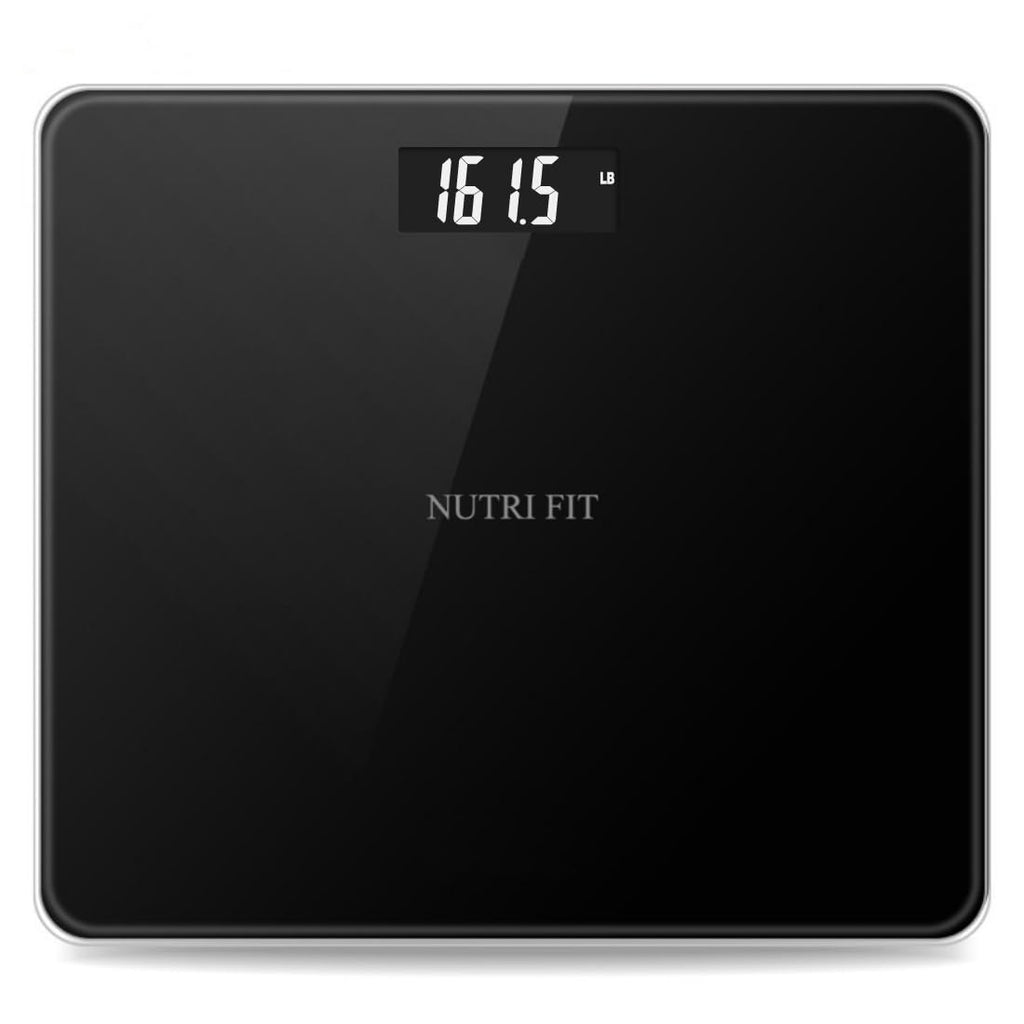 Digital Bathroom Scale for Body Weight 0.1lb with 2 AAA Batteries | 0.1lb Precision, 330lb Capacity, Backlit LCD