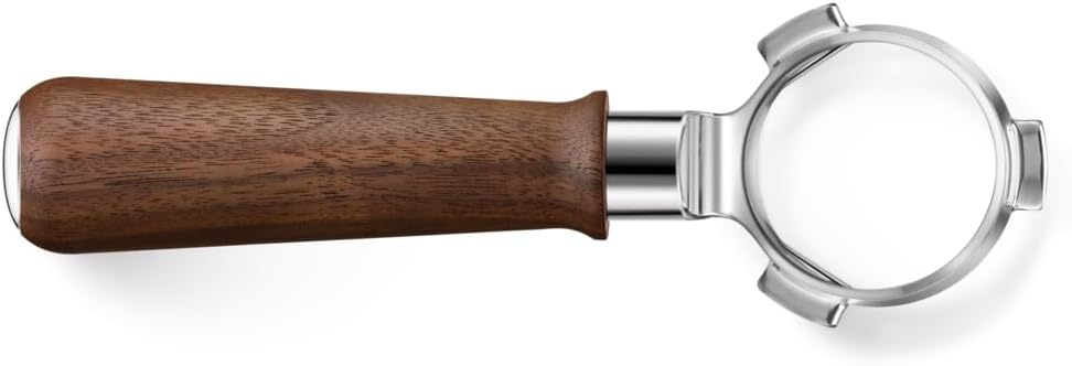 Breville BEA204WLW Naked Portafilter Espresso Accessory, 54mm, Walnut