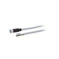 SICK YF8U14-020VA3XLEAX 2 Meter Cable, 30 VAC/VDC, A-Coded PVC, Female, Fiber Optic Cable, M8