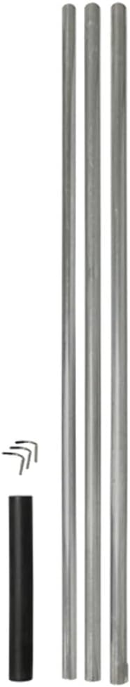 B.E.S.T. 15' Telescoping Martin House Steel Pole Kit, Easy Raise & Lower