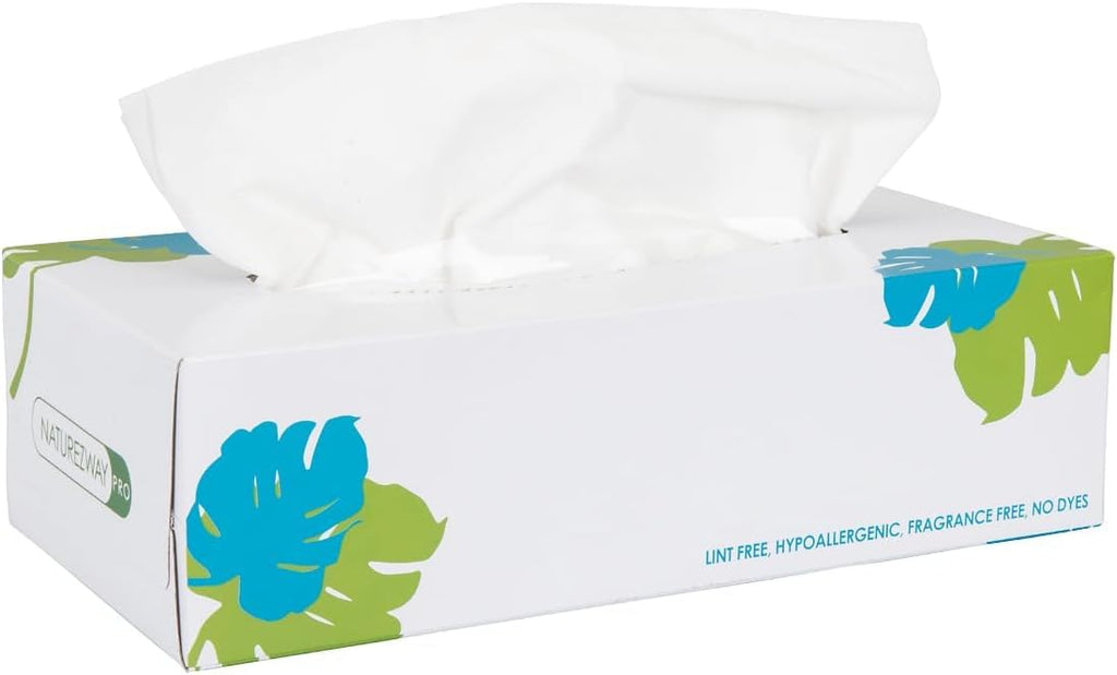 Facial Tissue (30 Pack) - Soft, Hypoallergenic, Lint-free - 120 Sheets Per Box, 2-ply Absorbency