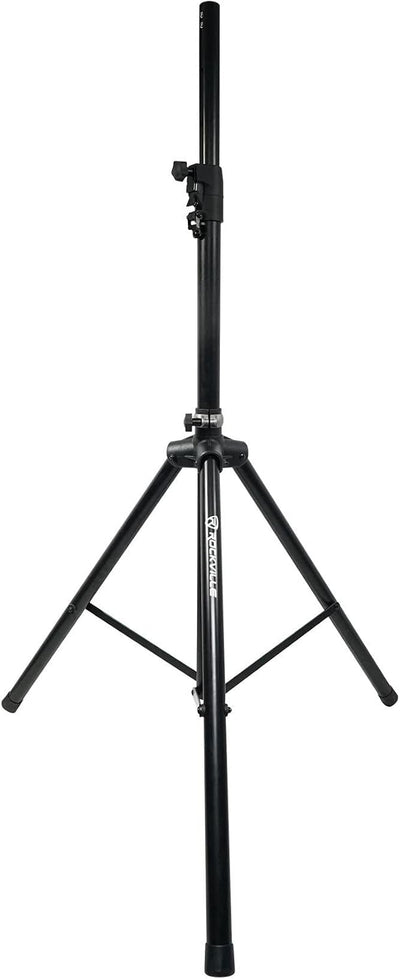 RVSS4A Black DJ PA Tripod Speaker Stand, Hydraulic Air Auto Lift | Auto Lowering, 154 lbs Capacity, 42 to 79" Height