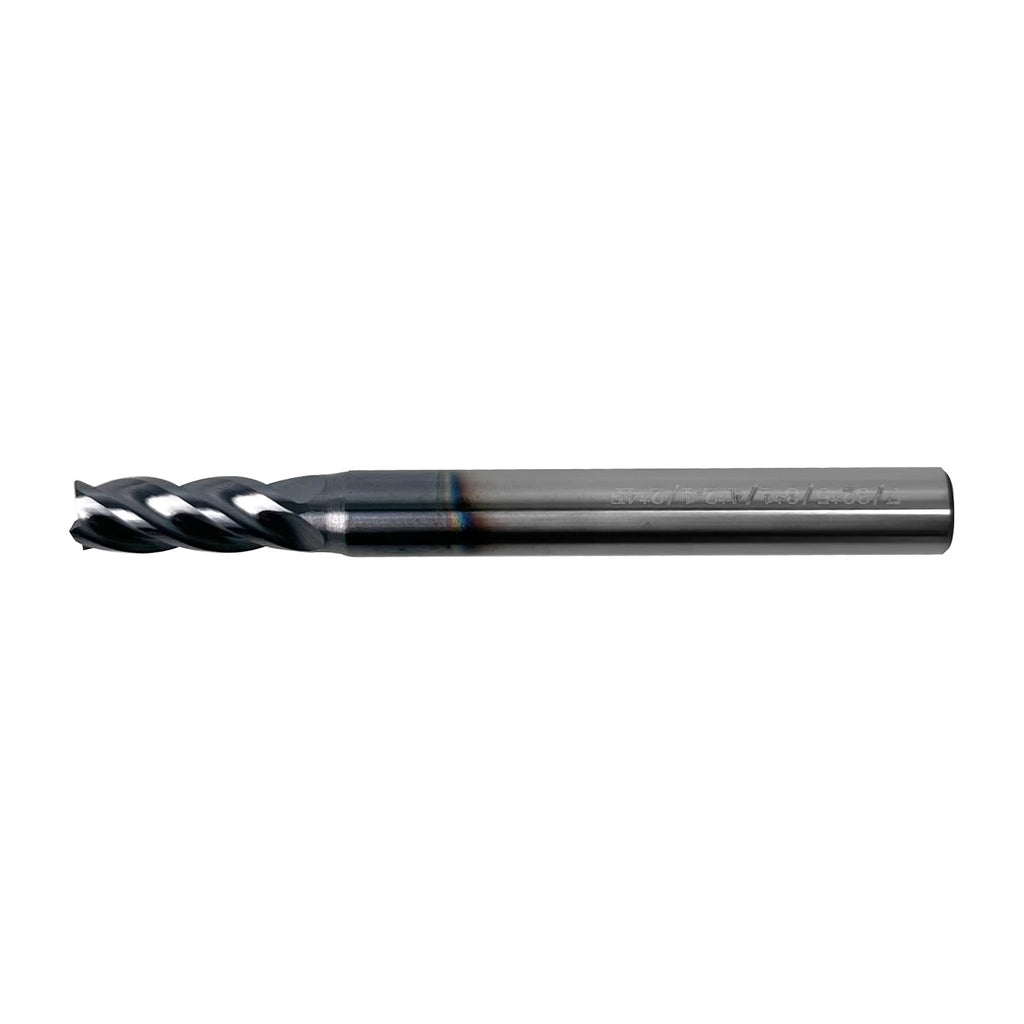 Zorqon 7/32" Carbide Square End Mills, 4 Flute End Mill Bits