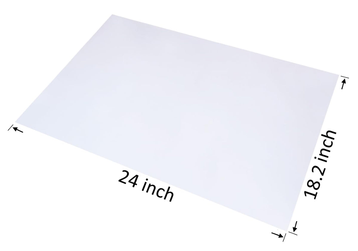 100 CT 18.2x24 1.1 Mil Large Clear Plastic Bags, Flat Open Poly