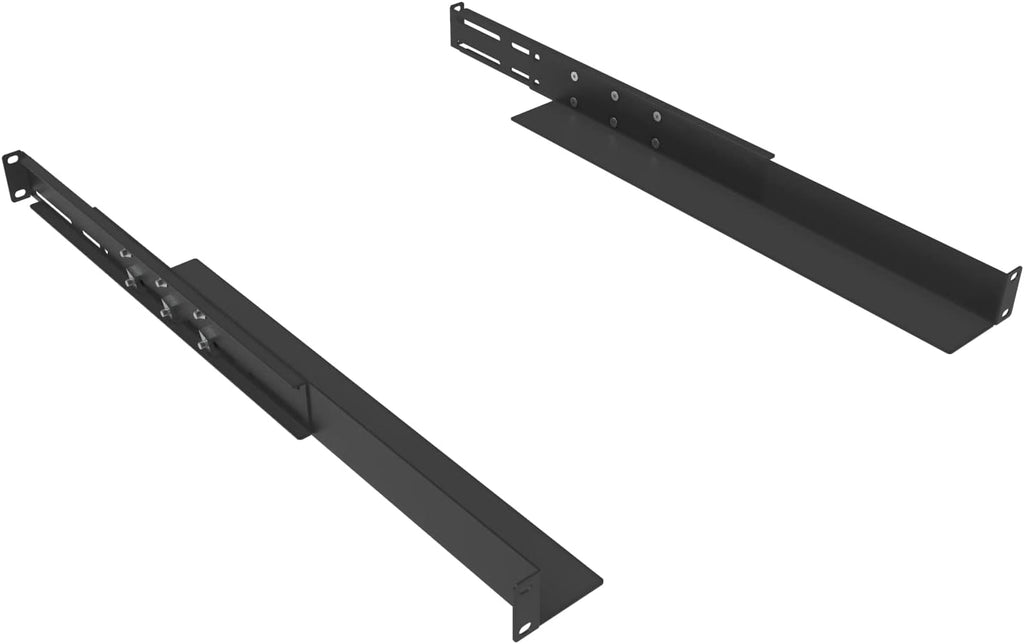 1U Universal 4-Post Rack Mount Server Shelf Rails 16-33" D