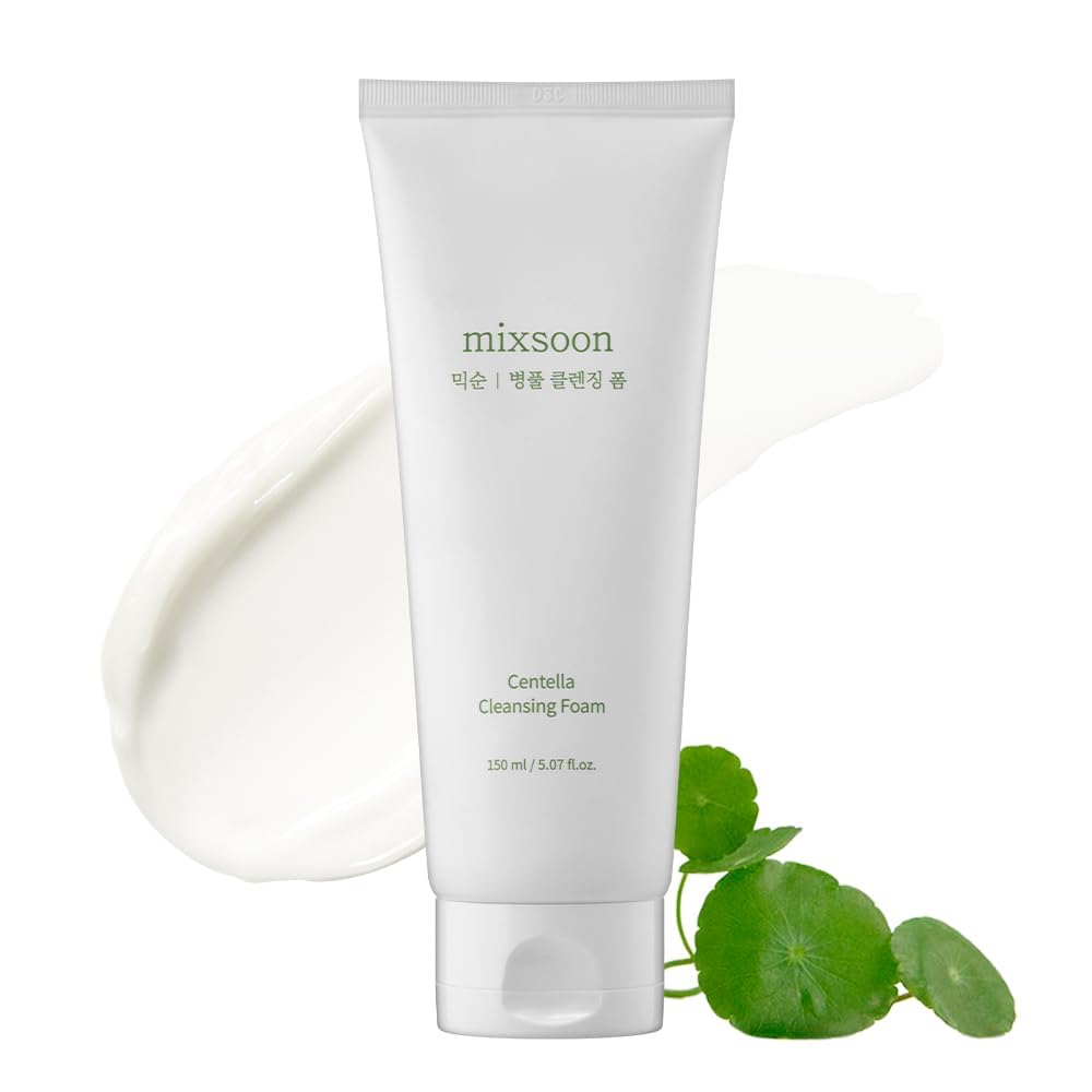 Centella Cleansing Foam Face Wash with Cica, Low pH Cleansing and Soothing for Face, Hydrating Formula 150ml / 5.07