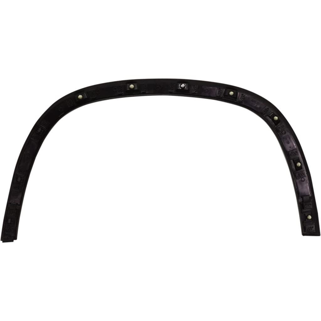 For Chevy Traverse 2018-2024 Fender Flares Passenger Side | Front | Black | Plastic | CAPA | Replacement For GM1291253C | 84417153