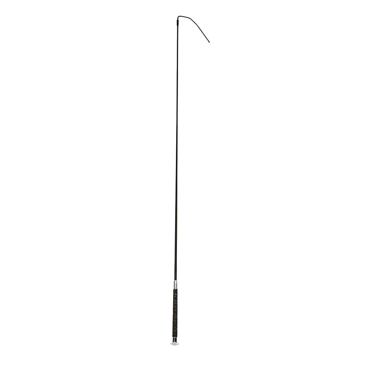 Silicon Grip Dressage Whip, Black, 48"