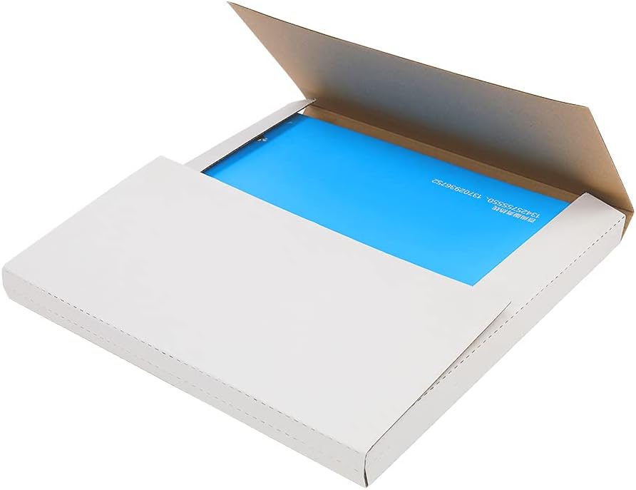 100PCS White LP Shipping Mailer Boxes