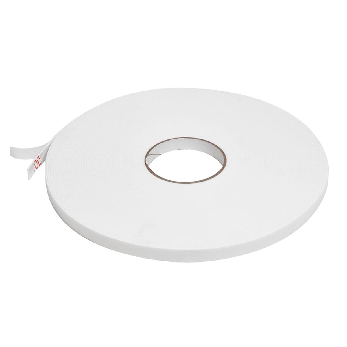1/16" x 1/2" White All-Purpose Foam Mounting Tape - 108 Ft. Roll
