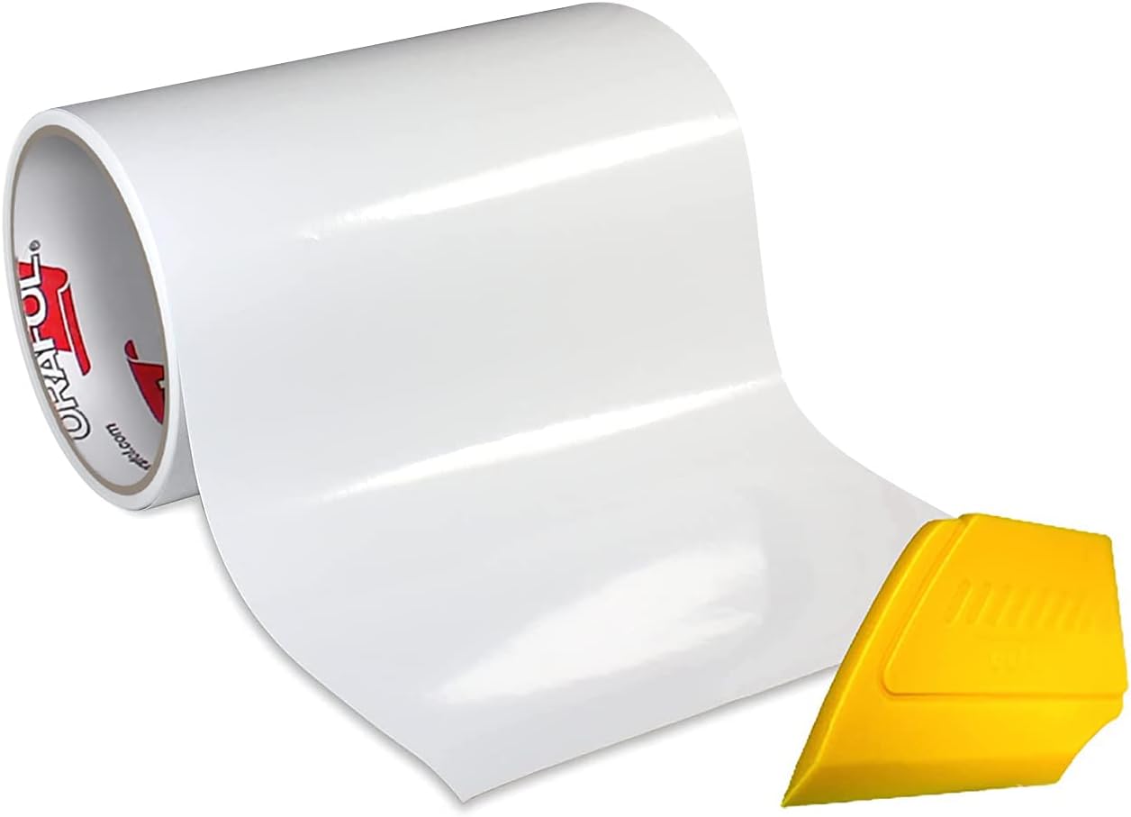 751 Gloss White Premium Long-Term Craft Vinyl for Cutters and Plotters (12in x 6ft)