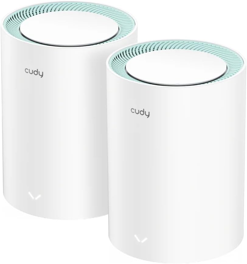 AX1500 Wi-Fi 6 Whole Home Mesh System, 1800 sq.ft, M1500 2-Pack | 1201+300 Mbps Dual-Band wifi 6, 3x Gigabit ports