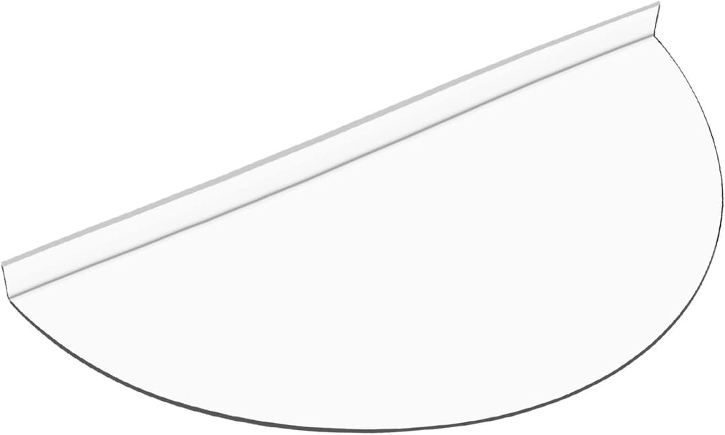 Clear Basement Window Well Covers Outside 41" X 16", Heavy-Duty Polycarbonate Egress Window Well Covers, UV