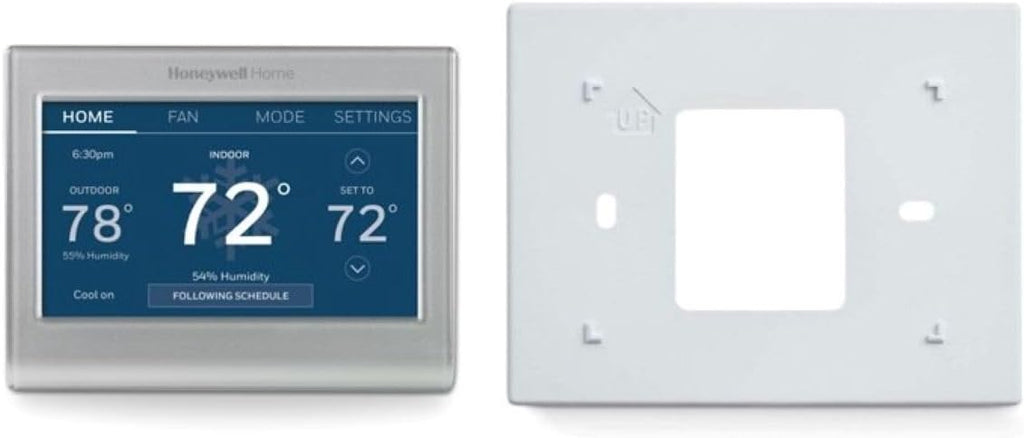 Home RTH9585WF Wi-Fi Smart Color Thermostat + Wall Plate