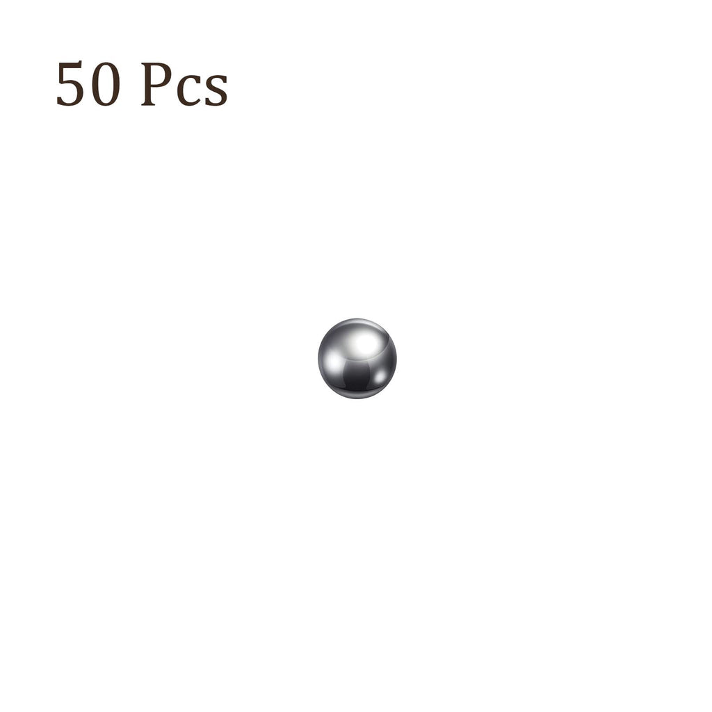 Kozelo 50pcs Precision Balls - [5mm] 304 Stainless Steel for Bearings Use, Solid