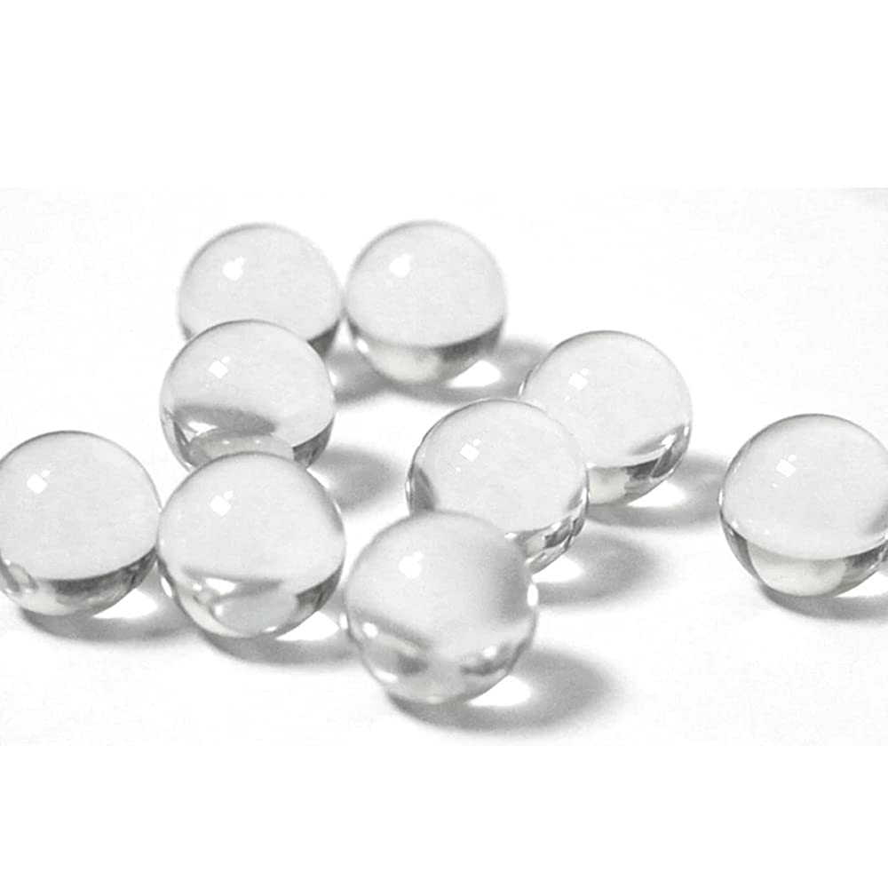 20pcs/Pack 10mm 14mm 16mm Clear Glass Marbles Solid Marble Beads Marbles Games Bouncing Ball Pinball Machine Vase