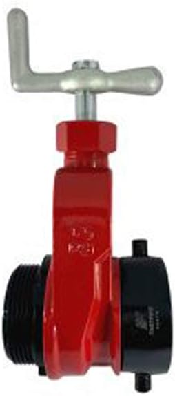 Dixon Valve & Coupling AHGV250F-I Equiv. Red Aluminum 2 1/2" Fire Hydrant Gate Valve Fast