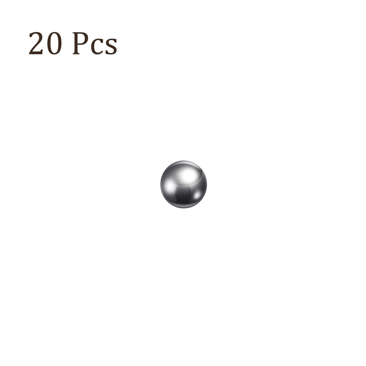 Kozelo 20pcs Precision Balls - [10mm] 304 Stainless Steel for Bearings Use, Solid