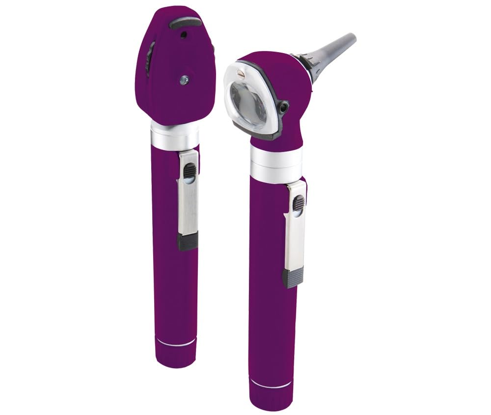 Diagnostix 5110 Professional Otoscope/Ophthamoscope Pocket Set, 2.5V | Full-featured set with two heads and two
