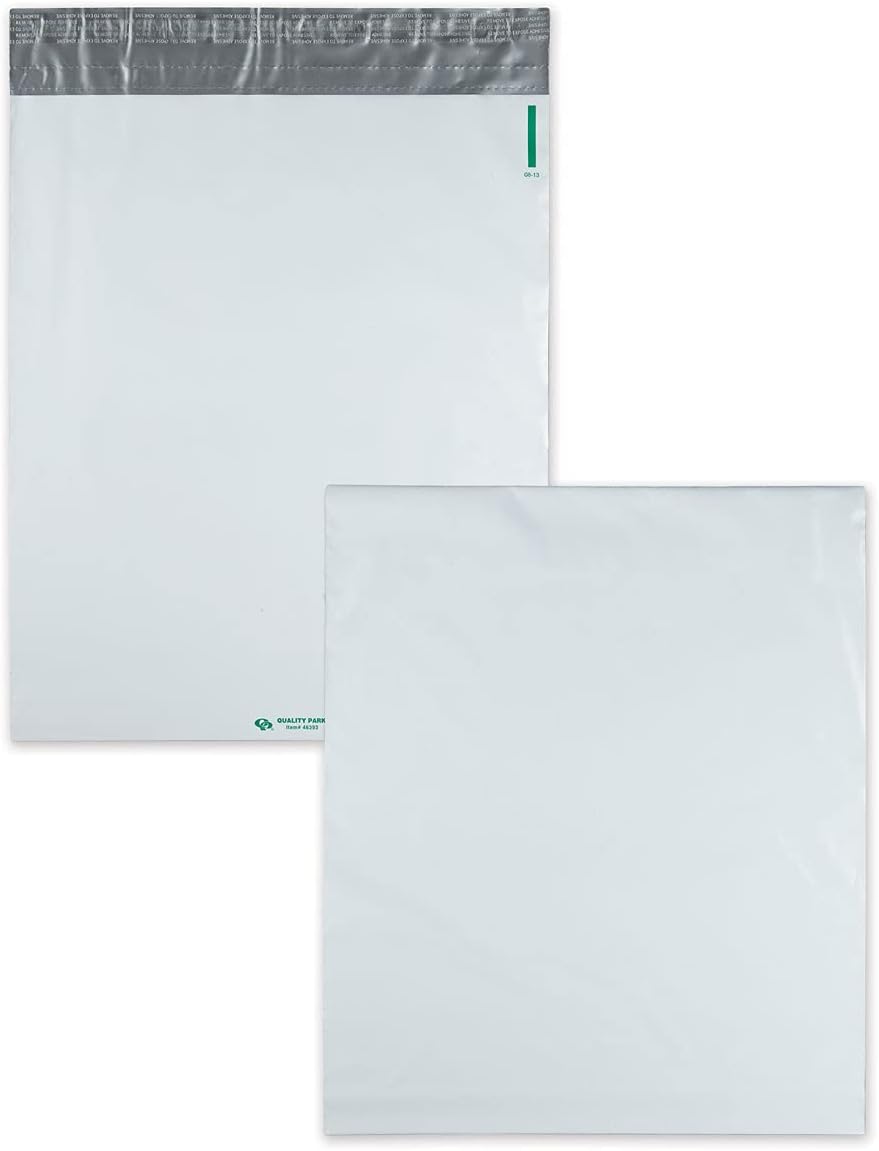 Poly Expansion Mailer, Redi-Strip, White, 13 x 16 x 2, 100 per Case, (46393)