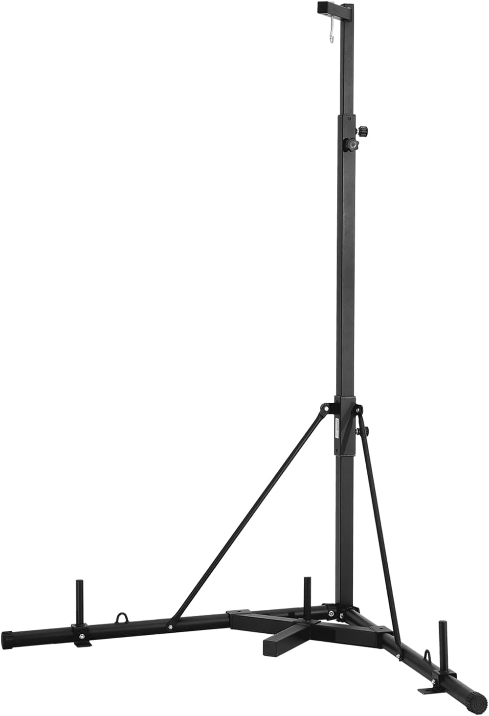 Punching Bag Stand, Steel Heavy Duty Workout Training Equipment, Adjustable Height Boxing Punching Stand with