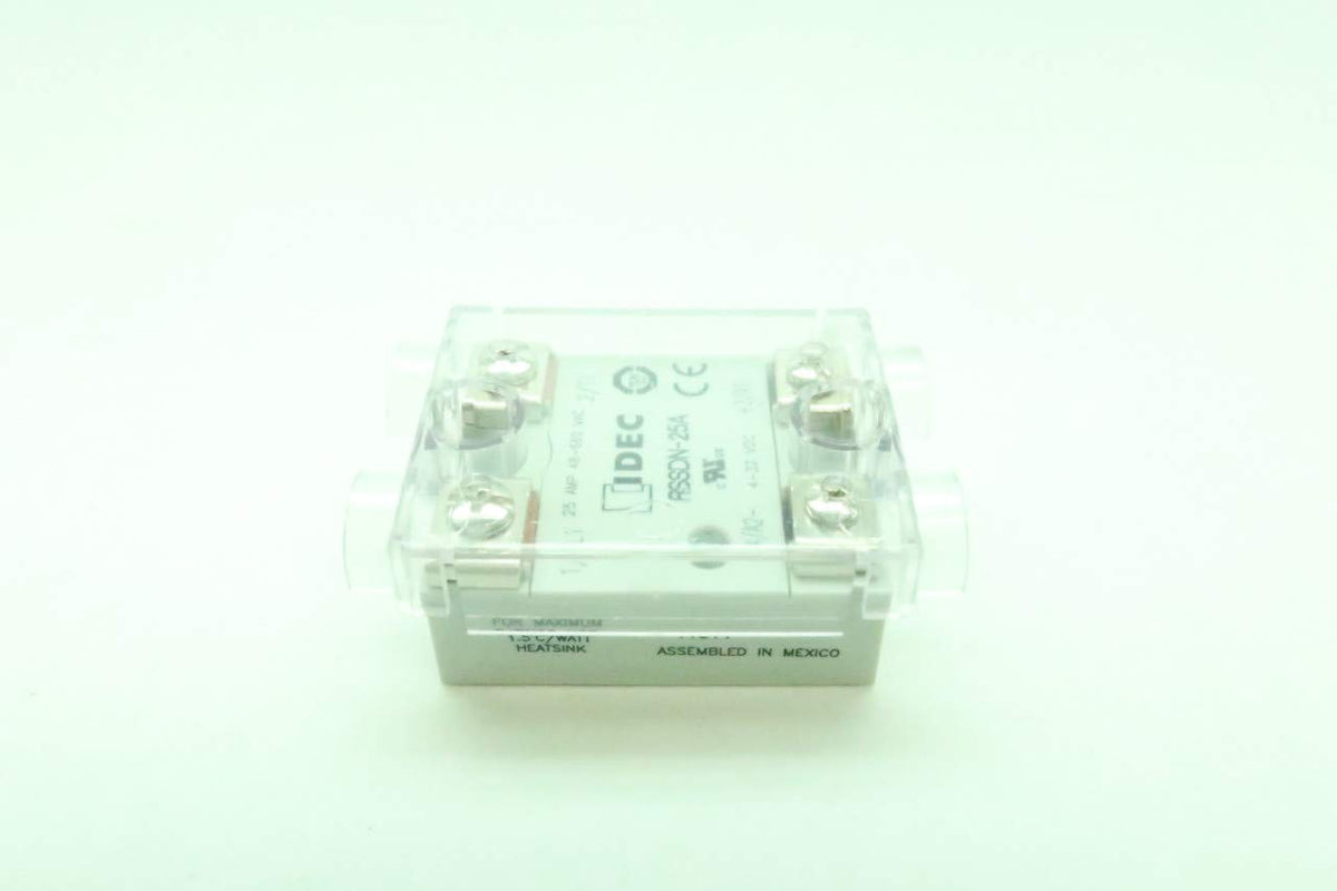 IDEC RSSDN-25A Solid State Relay 48-660V-AC 25A 4-32V-DC D632167