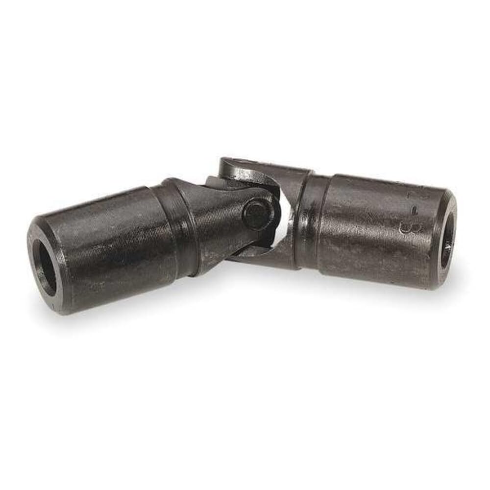 Lovejoy Size D12 Universal Joint, Steel, Solid Bore, 2.00" Outer Diameter, 5.44" Overall Length